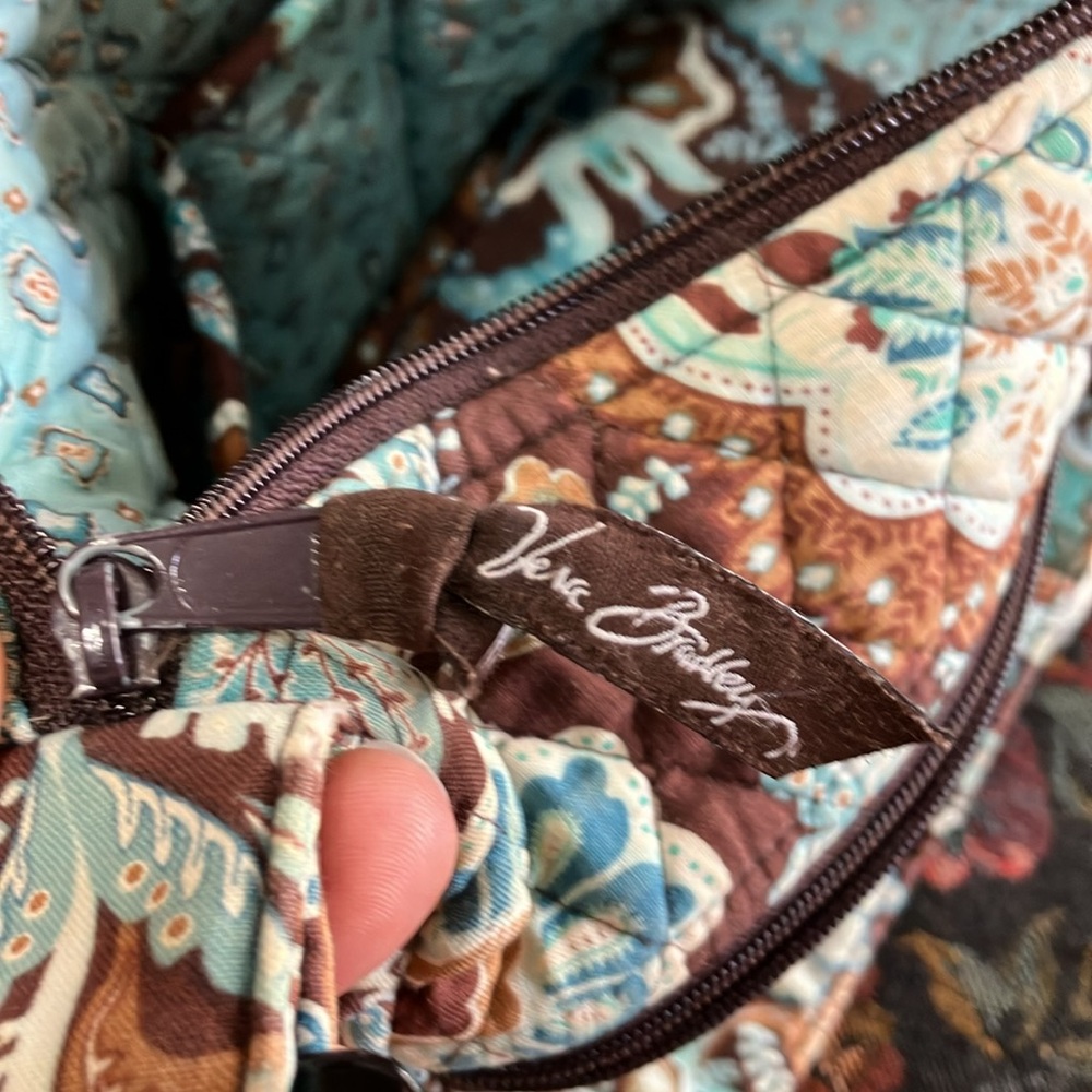 Vera Bradley fabric paisley floral purse - Picture 11 of 15
